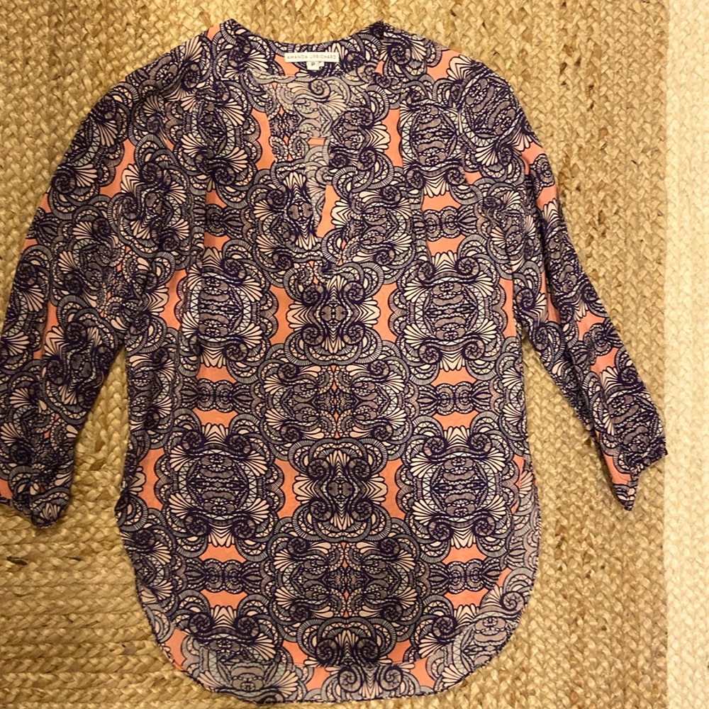 Amanda Uprichard Silk Blouse